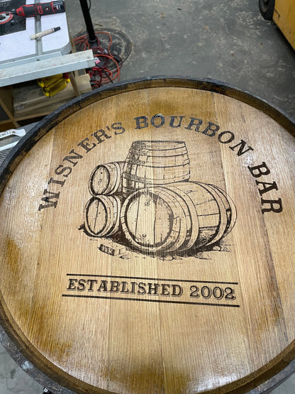 Standard  Whiskey Barrel Cabinet