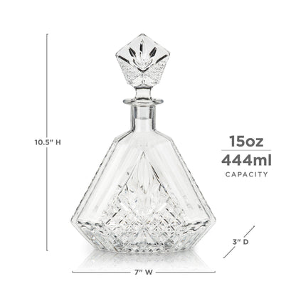 Admiral Crystal Irish Cut Whiskey Decanter